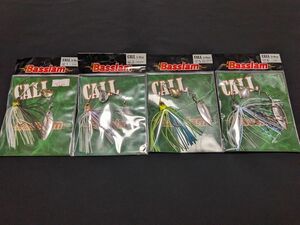 Basslam CALL バスラム コール 3/8oz 4個セット 新品2 スピナーベイト スピナベ