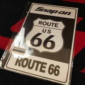 スナップオン　マグネットウォールシート　アメリカン雑貨　ガレージ　限定品　Snap-on 新品　ROUTE66 看板 