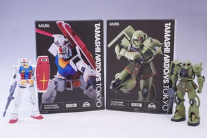 新品 TAMASHII NATIONS STORE限定 ROBOT魂 RX-78-2ガンダム+量産型ザク リアルマーキング 魂ネイションズストア