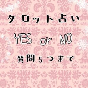 YES or NO タロット 占い★質問5つまで