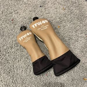 超美品 新作 TFW49 HEAD COVER FW UT ヘッドカバー 2個セット