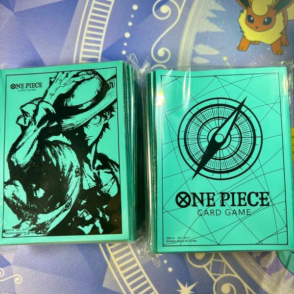 新品未開封 ONE PIECE ワンピースカードゲーム 1st ANNIVERSARY スリーブ 100枚入り 2種 