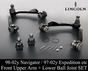 * super-discount with guarantee front upper arm + lower ball joint 4WD left right SET [ conform 97-02 Navigator Expedition NV29