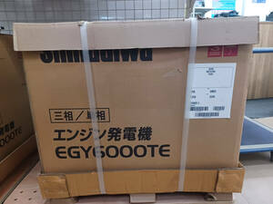 【未使用品】新ダイワ 三相200V発電機 EGY6000TE-A 50Hz 電動工具/ITYXF7XP9QIW