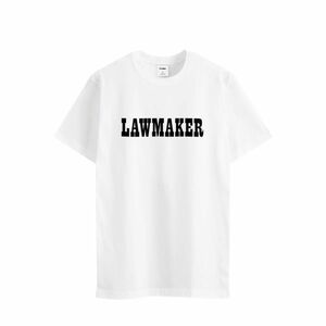 LAWMAKER S/S TEE-WHTbk