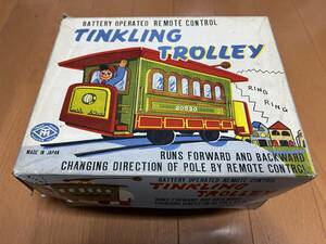 ブリキのおもちゃ　ティンクリングトロリー　TINKLING TOROLLEY