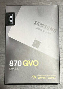 【送料無料】未使用/未開封品 Samsung 870 QVO 8TB SATA 2.5 内蔵SSD MZ-77Q8T0B/EC