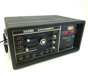 f2215/[ electrification verification settled ]ACE TONE EC-10 ECHO CHANBER tape eko - machine Vintage present condition goods 