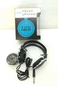 f2188/【音出し確認済】TRIO HS-5 ヘッドフォン Headphones 現状品