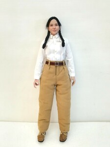 f2222/ middle . person ... army 1/6 scale woman action figure three braided box none present condition goods 
