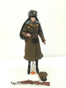 f2224/【ジャンク品】FLAGSET 1/6スケール アクションフィギュア 朝鮮人民軍 女性兵士 箱なし