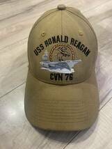 米海軍　ロナルド　レーガン　ボールキャップ　帽子_画像2