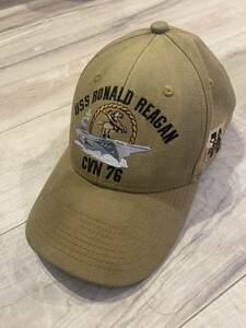 米海軍　ロナルド　レーガン　ボールキャップ　帽子