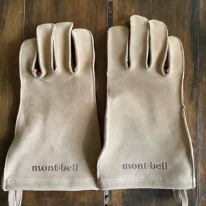 mont-bell モンベル　レザーキャンプグローブ レザーグローブ 手袋 革手袋 