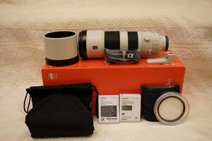 [ used beautiful goods ]SONY FE 200-600mm F5.6-6.3 G OSS outer box fixtures attaching 95mm protector, filter extra 