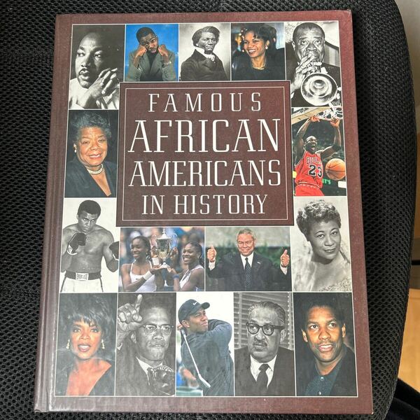 アメリカで買った歴史ドキュメンタリー本「Famous African Americans in History」　英語です。