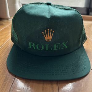 80s-90s デッドストック ROLEX CAP アメリカ製の画像2