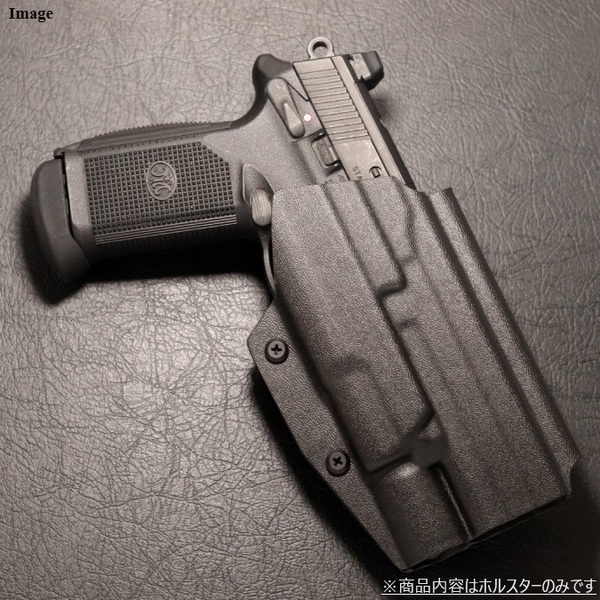 六七五 製作 FN FNX-45 X300U ライト 専用 ホルスター 右用 Blackカラー 国内製造品