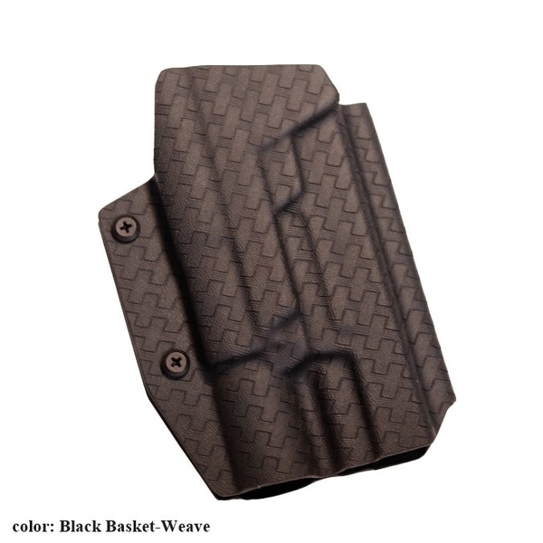 六七五 S&W M&P9 SUREFIRE X300U ライト 専用 カイデックス ホルスター 右用 Black Basket-Weaveカラー 国内製造品