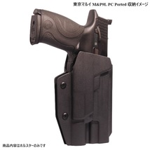 六七五 S&W M&P9 SUREFIRE X300U ライト 専用 カイデックス ホルスター 右用 Black Carbon Fiber カーボン柄 国内製造品_画像4