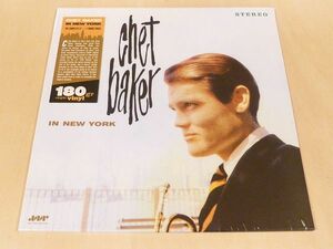 未開封 チェット・ベイカー In New York 限定リマスター180g重量盤LPボーナス1曲追加 Chet Baker Paul Chambers Al Haig DMM