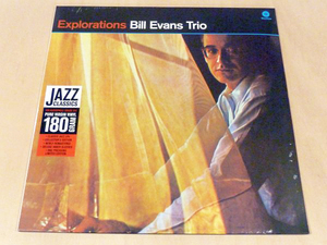 未開封 ビル・エヴァンス Explorations 限定リマスター180g重量盤LPボーナス1曲追加 Bill Evans Trio Scott Lafaro Audiophile DMM