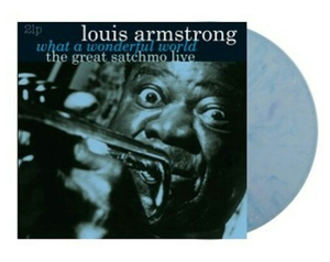 未開封 ルイ・アームストロング What A Wonderful World Great Satchmo Live ベスト 限定2LP Louis Armstrong On The Sunny Side Of Street