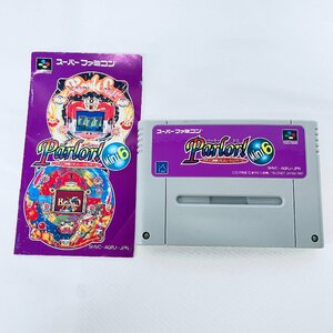 SFC Super Famicom Parlor!Mini6 pachinko apparatus simulation game soft instructions attaching start-up verification settled 