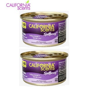 カリフォルニアセンツ Monterey Vanilla モントレイ・バニラ NEWデザイン缶 2缶セット