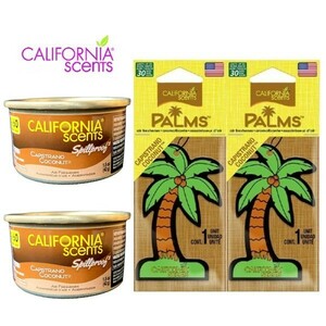 カリフォルニア・センツ COCONUT ココナッツ 2缶+ココナッツ ハング2枚