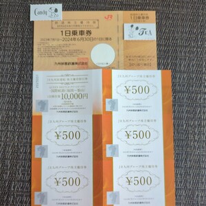 【即日発送可】JR九州 九州旅客鉄道 株主優待 1日乗車券 