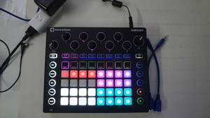 NOVATION (no beige .n) / Circuit sequencer rhythm machine adaptor, cable attaching operation verification settled 
