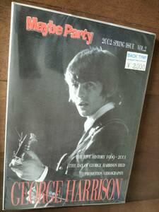 ★【半額！】レア！THE BEATLES専門誌[Maybe Party]追悼！GEORGE特集！2002年 VOL. 2 EU 新品！美品！即決！