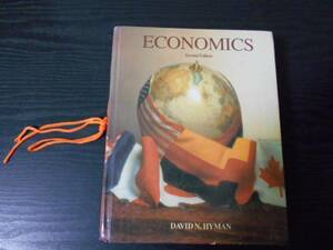 Economics　second edition 　/Irwin Series in Economics　/ハードカバー　　/David N. Hyman (著) 　/洋書