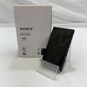 【中古】SONY WALKMAN NW-A105HN-B 16GB ブラック ポータブルオーディオプレーヤー 2019年 ウォークマン[240019452339]