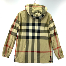 【中古】BURBERRY ノバチェックリバーシブルパーカー サイズS バーバリー スナップボタン ベージュ 8025678[240019446277]_画像4