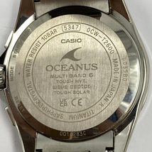 【中古】CASIO OCEANUS OWC-T2600-1AJF クォーツ 電波ソーラー カシオ オシアナス[240019454738]_画像5