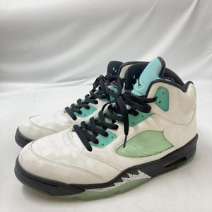 AIR JORDAN 5 RETRO SNGL DY CN2932-100 （ホワイト/ブラック/ホワイト/アイランドグリーン）