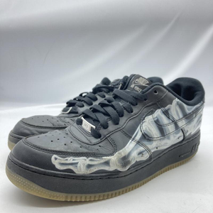 【中古】NIKE AIR FORCE 1 07 SKELETON QS サイズ27.5cm BQ7541-001 △かかと破れ、ソール状態 ナイキ[240019455000]