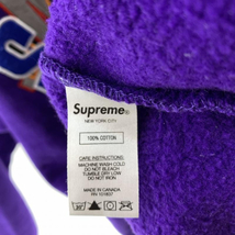 【中古】Supreme 21SS Stacked crewheck サイズM パープル シュプリーム クルーネック[240019440574]_画像5