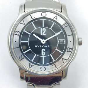 【中古】BVLGARI ST35S ソロテンポ デイト 腕時計 クォーツ ブルガリ[240019454832]