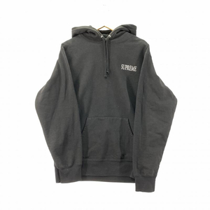 【中古】Supreme 17AW Decline Hooded Sweatshirt サイズL ブラック シュプリーム[240019456089]