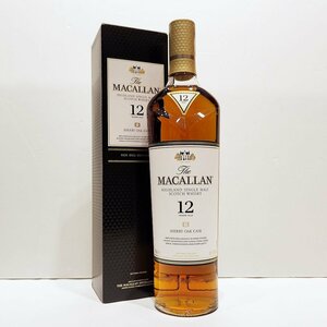 TO1 未開栓 マッカラン MACALLAN 12年 シェリーオークカスク 700ml 40% ウイスキー