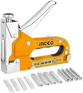 INGCO gun tacker 3in1 hand tacker change needle 600ps.@ attaching staple gun HSG140