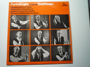 SU27 英UNICORN盤LP ベートーヴェン/交響曲第8番、レオノーレ3番（リハーサル風景も） フルトヴェングラー