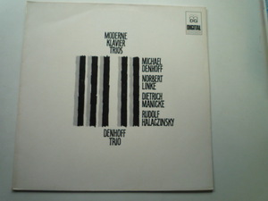 SX15 独MD+G盤LP 現代のピアノ三重奏曲/デンホフ.、リンケ、Manicke、Halaczinsky デンホフ・トリオ