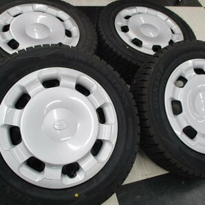 ■新型シエンタGグレード純正スタッドレス■新品ダンロップWM02 185/65R15■即新車外しとまではいきませんが、それに近い美品です！の画像1