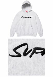 売切Supreme24SS新作Futura Hooded Sweatshirt Ash Grey M美品 店舗購入品 付属完備シュプリーム フューチュラスウェットパーカーBox Logo