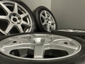 【BS BLIZZAK VRX2 225/55R17】スタッドレス【TECMAG テクマグ 17インチ 7.5J5HPCD120+37】20年製 バリ溝 BMW　(MTC540)