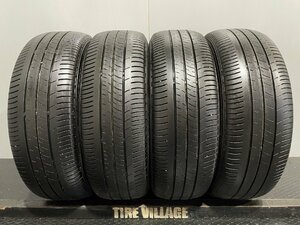 DUNLOP ENASAVE EC300+ 195/65R15 15インチ 夏タイヤ 4本 19年製 バリ溝 プリウス アイシス ノア セレナ ヴォクシー等　(MTE604)